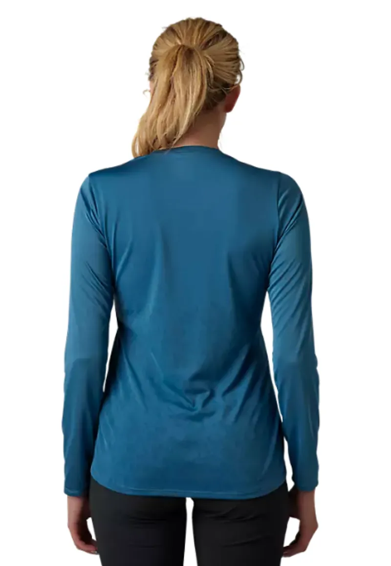 Fox Racing Women's Ranger Tru Dri Long Sleeve Jersey in Dark Slate Blue-2